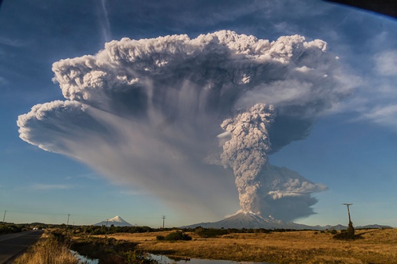 Природа: Вулкан Кальбуко в Чили