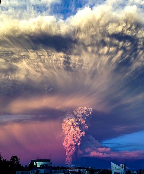 Природа: Вулкан Кальбуко в Чили