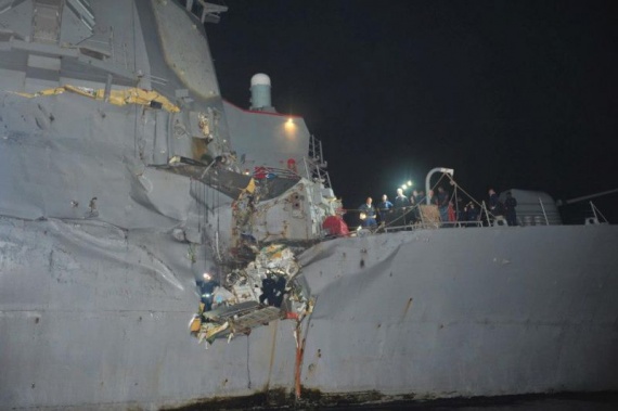 Проишествия: Аварии на флоте США