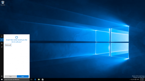 Технологии: Windows 10 10537