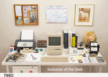 Гифки: Рабочий стол за 30 лет