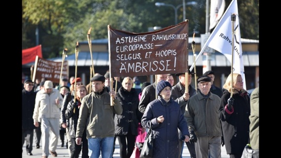 Политика: Митинг в Эстонии против мигрантов