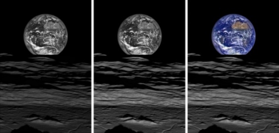 Интересное: Восход Земли над Луной