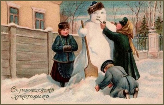 Интересное: Как появились снеговики