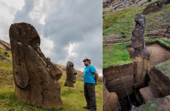 Интересное: Статуи острова Пасхи