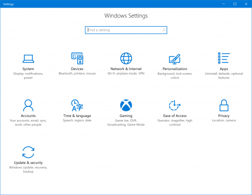 Технологии: Windows 10 Creators Update под номером 15019