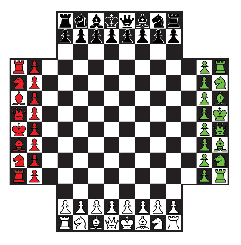 Игры шахматного типа. Четверные шахматы доска. Шахматы на троих доска. Шахматная доска на 4 игрока. Шахматы на четверых.