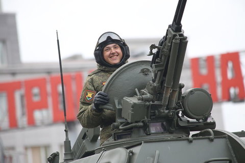Интересное: Проезд военной техники на репетицию Парада Победы