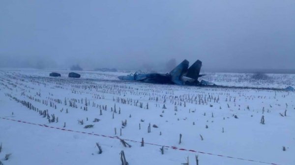 Блог djamix: Разбившийся украинский Су-27 под Житомиром