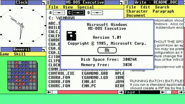 Даты: Windows 1.0 исполнилось 35 лет