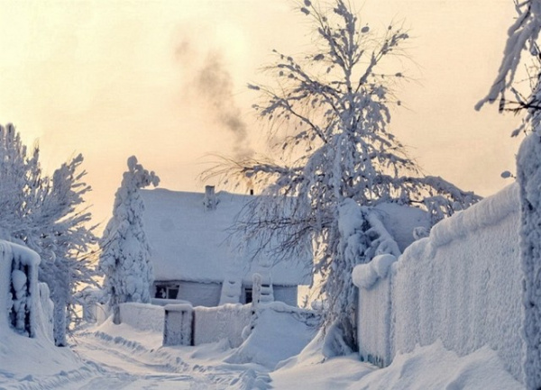 Картинки: Деревенская зима