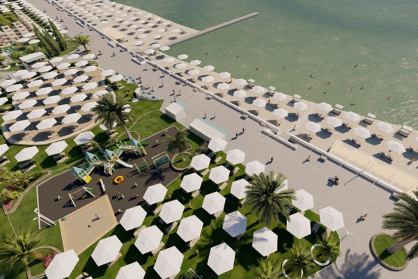Адлер: К сезону в Сочи реконструируют пляж Маяк