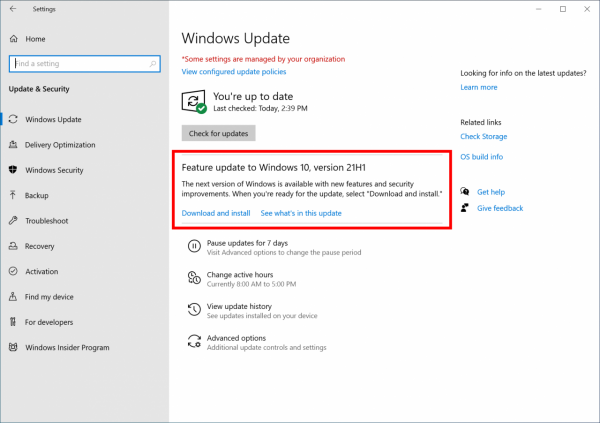Технологии: Microsoft готовит релиз Windows 10 May 2021 Update (версия 21H1)