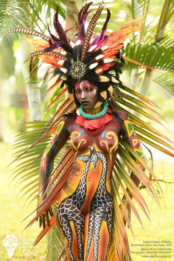 Интересное: Фестиваль бодиарта в Экваториальной Гвинее