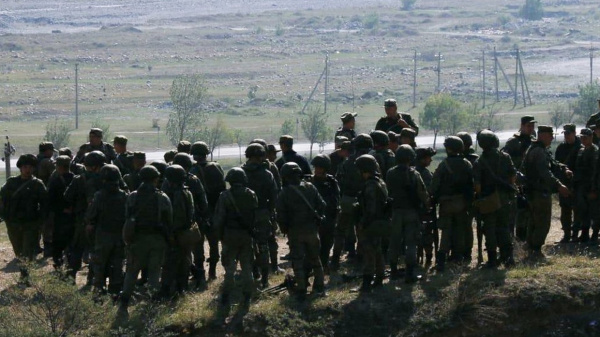 Война: Спецназ России на открытии совместных учений с ВС Узбекистана на границе с Афганистаном в Термезе