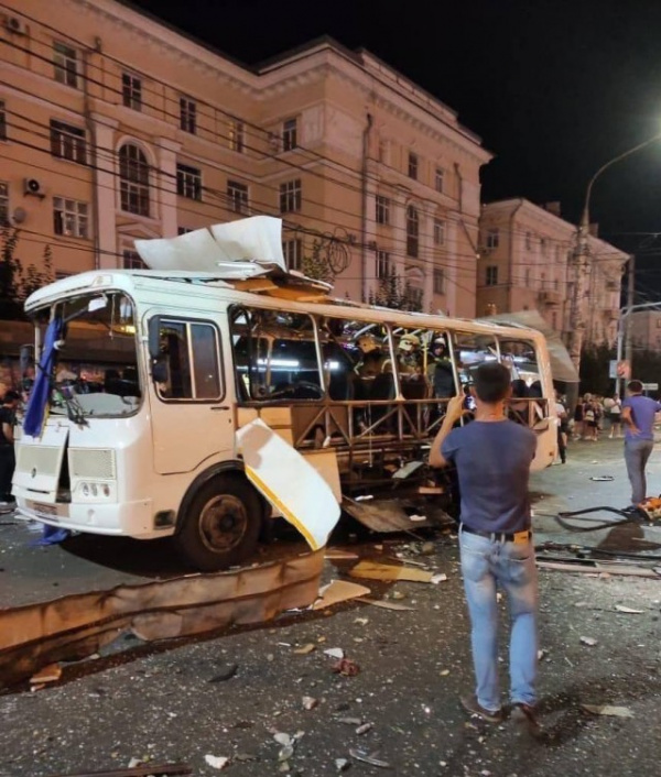 Происшествия: В Воронеже взорвался автобус