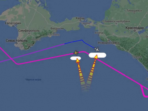 Происшествия: Над морем в районе Сочи замечены два разведывательных самолета США