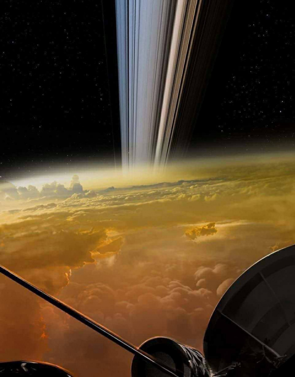 Интересное: Кольца Сатурна. Фотография, выполненная зондом Cassini