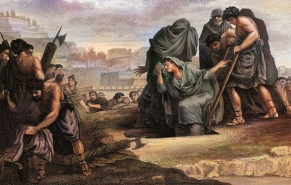 История: Кого в Древнем Риме хоронили заживо?