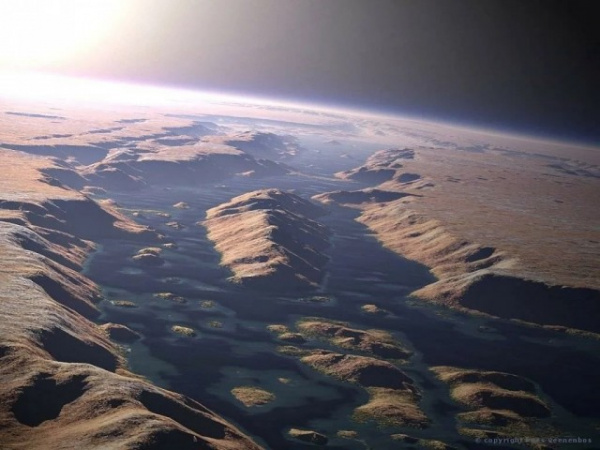 Интересное: Долины Маринер на Красной планете