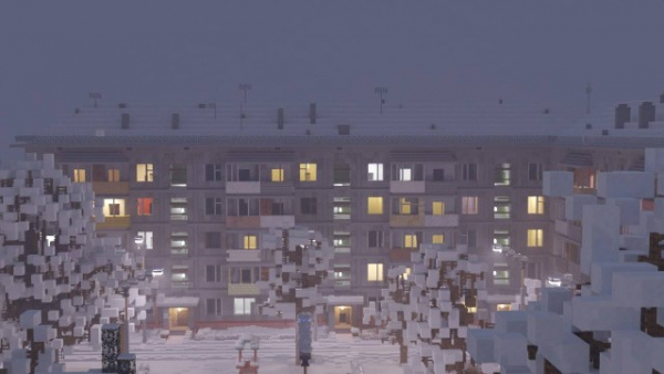Игры: В Minecraft воссоздали советский дворик