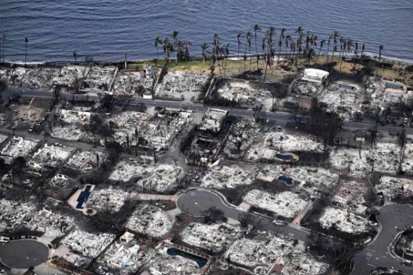 Происшествия: После страшных пожаров на гавайском острове Мауи чудом уцелели жилые дома
