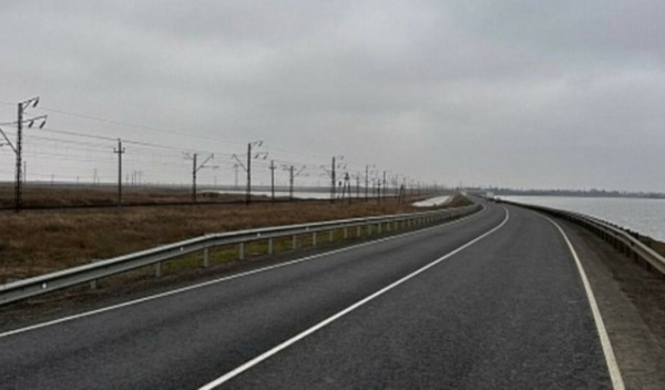 Новости: Завершен ремонт сухопутного маршрута в Крым вдоль Азовского побережья