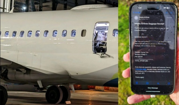 Происшествия: Найдена дверь аот Boeing 737 MAX 9 и рабочий iPhone, которые упали с высоты 4800 метров