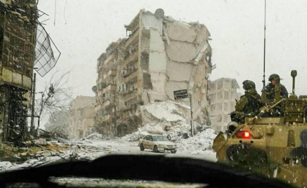 Война: Российские саперы в Алеппо