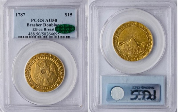 Финансы: В США отчеканена первая золотая монета 15$