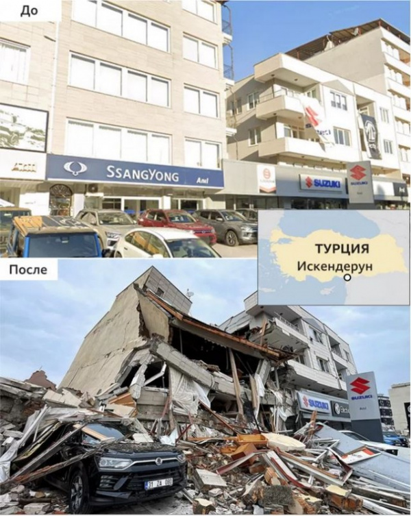 Происшествия: Землетрясение: до и после