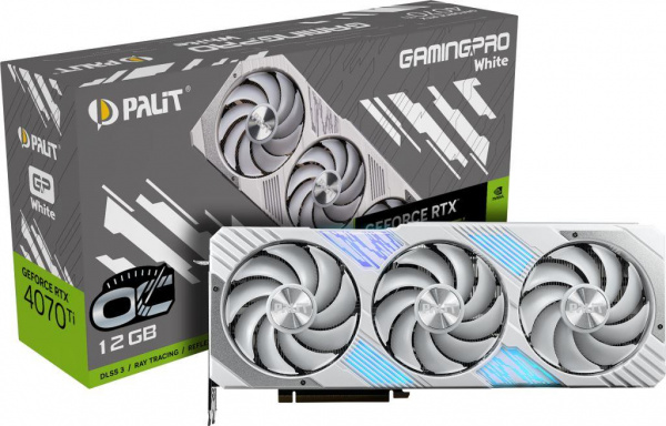 Технологии: Palit представила лимитированную версию GeForce RTX 4070 Ti GamingPro White OC