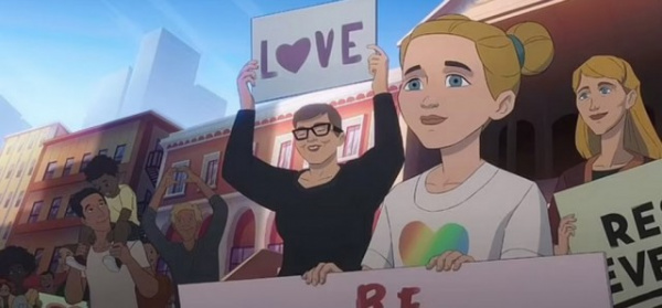 Безумный мир: США запустили призывную кампанию с лесбийской свадьбой и гей-парадом