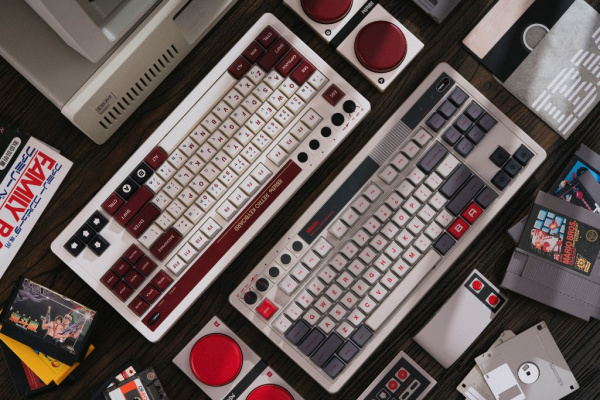 Технологии: 8BitDo представила ретро-клавиатуру в стиле NES и Famicom
