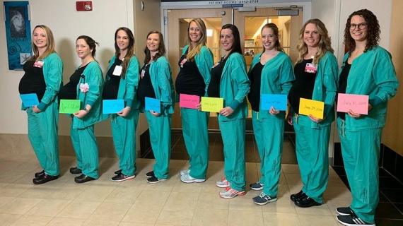 Интересное: Девять медсестер одновременно забеременели в американской больнице