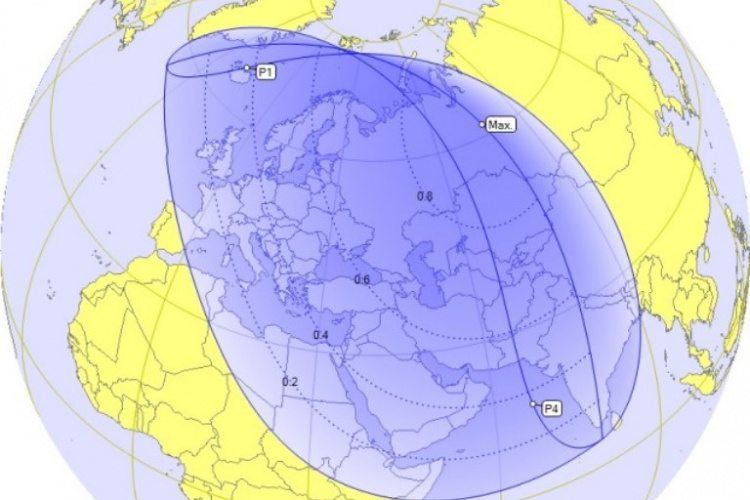 Солнечное затмение 25 октября 2022